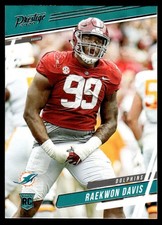 2020 Panini Prestige Raekwon Davis #287 Rookie Miami Dolphins