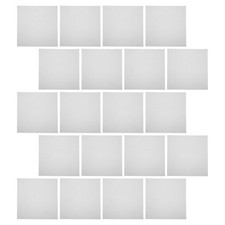 60PCS White Square Fuse Bead Ironing Paper Sheet, 9x9 Inch Fuse Paper for DIY