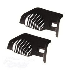 1969 1970 69 70 Mustang Cougar Black Kick Panel Pair - C9zz-6502344