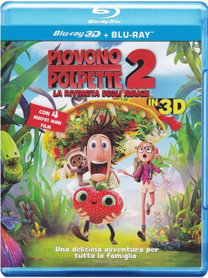 Piovono Polpette 2 (Blu-Ray 3D + Blu-Ray);Cloudy With A Ch (Blu-ray) (UK IMPORT)