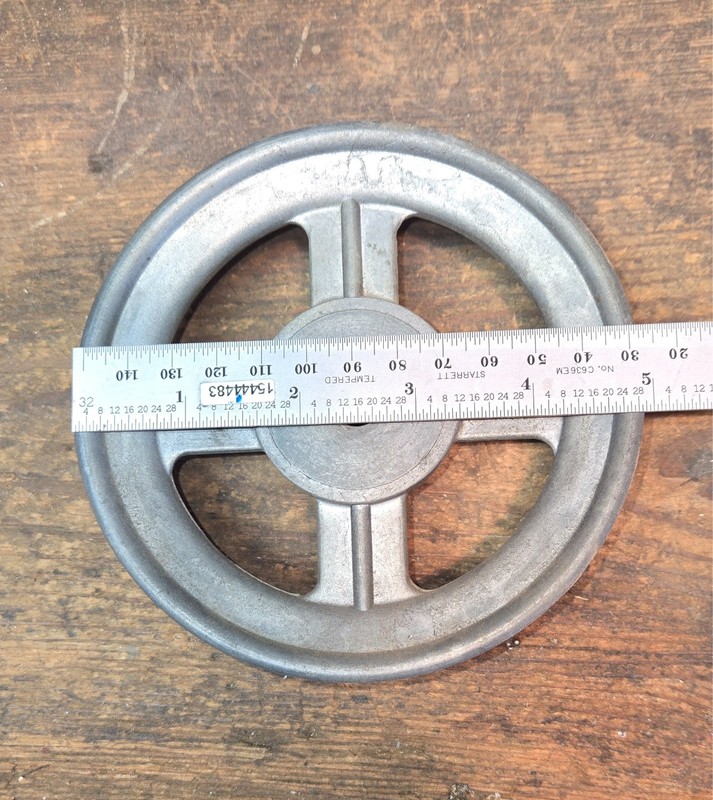 4 1/2" Aluminum Pulley 1/2" Bore