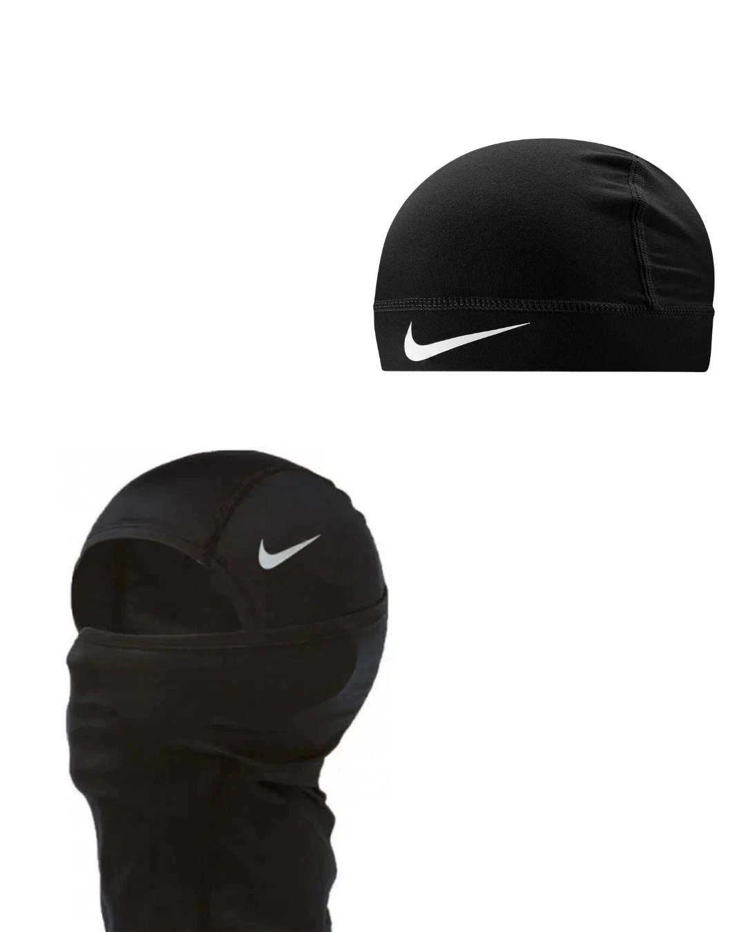 NIKE SKI MASK AND NIKE SKI CAP - BUNDLE
