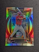 2025 Panini Select Baseball Jace Laviolette Silver Prizm #41 Concourse Cleveland