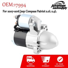 Starter For 2007-2012 Dodge Caliber 2007-2017 Jeep Compass Patriot L4 2.0L 2.4L