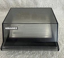 Vintage Rolodex S-3000 Petite Covered Card File With Blank Cards Free Shipping