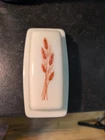 Pyrex 72-B Vintage Autumn Harvest Wheat Butter Dish