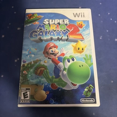 Super Mario Galaxy 2 (Nintendo Wii, 2010) No Manual, Light Scratching - Tested