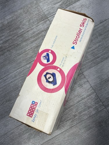 Safe Start Stroller Skis Adjustable Winter Snow Sand 20052 New Open Box - Picture 13 of 20