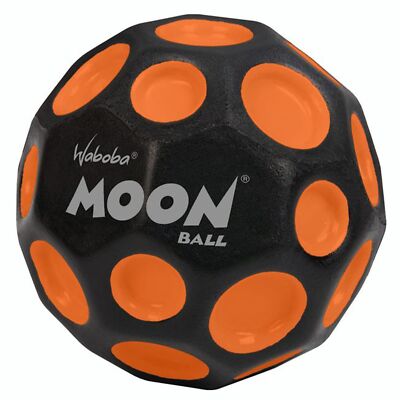 Sunflex x Waboba Ball Moon schwarz-orange |Wasserball Wurfball Springball Werfen