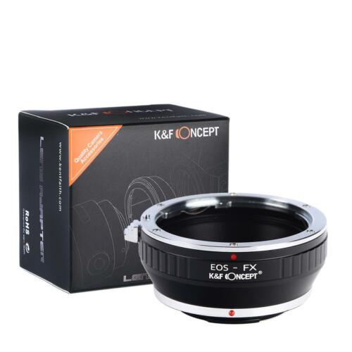 Adattatore KF Concept, obiettivo Canon EOS EF su fotocamera Fuji X adattatore obiettivo EOS-FX - Foto 1 di 7