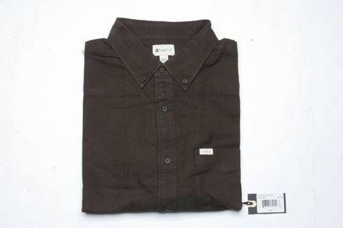 MATIX Marlan Woven Shirt (L) Brown - product listing photo