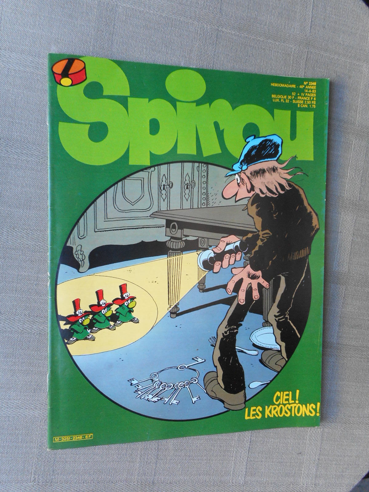 Spirou Weekly No. 2348 1983 TBE With Supplement