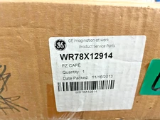 WR78X12914 GE CAFE Freezer Door Assembly STAINLESS STEEL Location L7