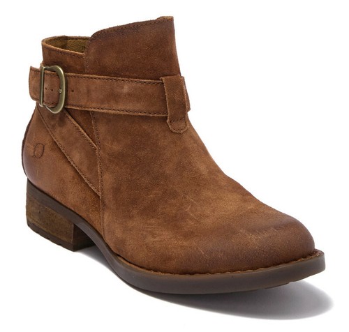 Jorgette Buckle Strap Ankle Bootie Size 