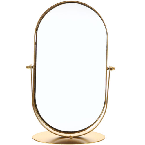 Miroir vanité pivotant double face avec support métallique-DT - Photo 1/12