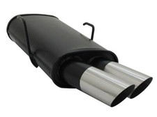 Endschalldämpfer Auspuff Peugeot 106 91/03 - 2x76mm MS