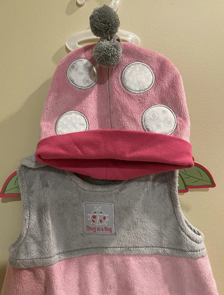 Baby Aspen, cómodo como un insecto Ladybug saco de acurrucarse, 0-6 meses nuevo Foto 2 de 4