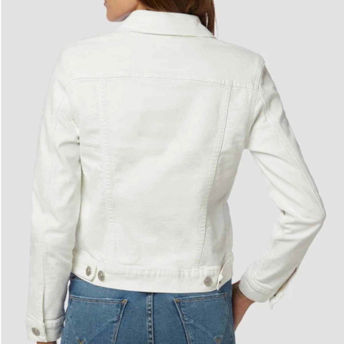 Hudson white jean jacket sale