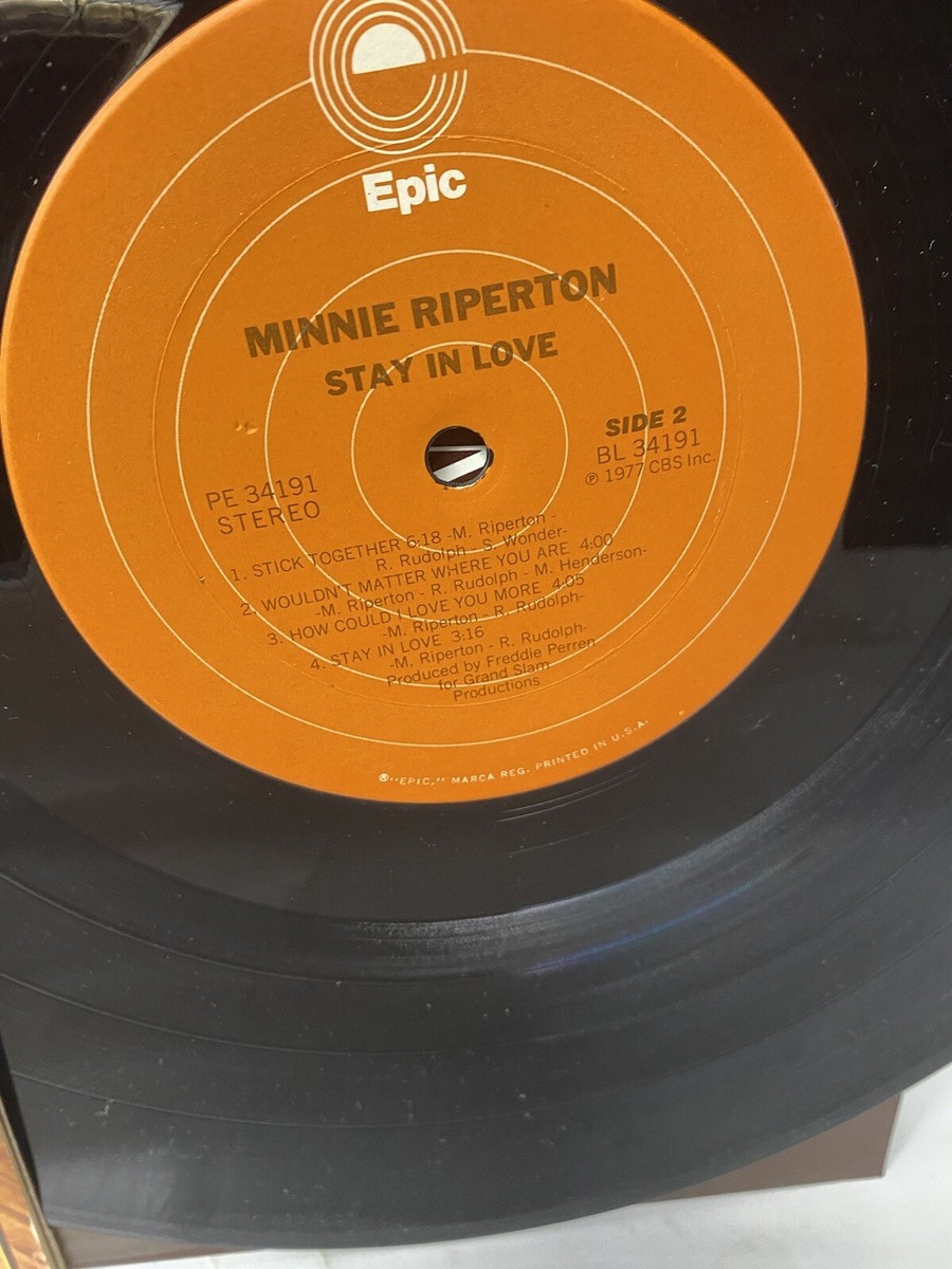 Minnie Riperton - Stay In Love (LP, Vinyl) 1977 Epic Funk Soul