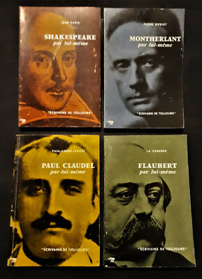 4 Bücher Serie ''von selbst'': Shakespeare, Claudel, Flaubert, Monttherlant