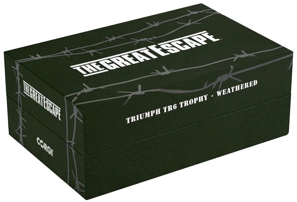 Corgi The Great Escape - Triumph TR6 Trophy (Weathered) 1:12 Motorcycle CC08501 - Image 3 of 3