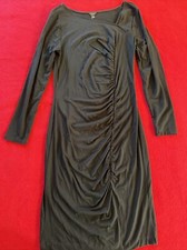 SEXY STRETCH ann taylor black Long sleeve Stretch Rayon dress size s