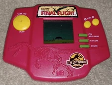 Jurassic Park The Lost World Final Flight Hand Held Video Game Red 1996 Universa