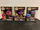 Funko Pop! Marvel Blacklight Ant-Man, Captain Marvel, Thanos (Lot of 3)