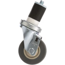 SWIVEL STEM CASTER 3 W  1-5/8 OD TUBING