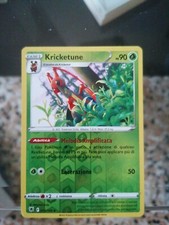 Carta Pokémon spada e scudo lucentezza siderale 010/189 kricketune reverse holo 