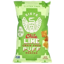 Grain Free Puff Snacks, Chile Lime, 4 oz (113 g)