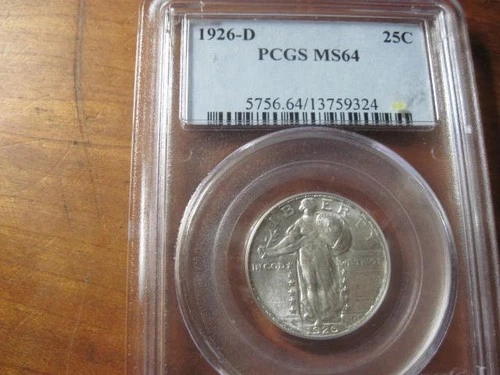 1926-D 25 cent PCGS MS64