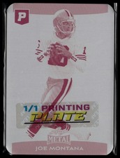 2025 Leaf Metal Pristine #267 Joe Montana Printing Plates Magenta 1/1