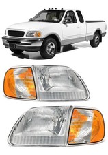 Compatible with Ford 1998-1999 F250 Headlights Assembly for 1997-2003 F150