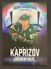 2025-26 UD Credentials Kirill Kaprizov Now Starting SP 1:40