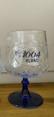 2x Kronenbourg 1664 Blanc Pint Glasses 20oz Brand New Genuine