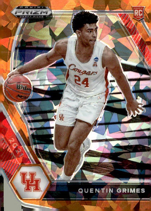 2021 Panini Prizm Draft Picks #46 Quentin Grimes Orange Ice