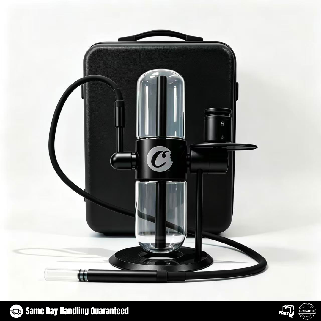 Stundenglass Gravity Hookah Bong w Carry Case - Black (Full