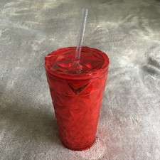 Starbucks Holiday 2023 Poinsettia Red Prism Jeweled Tumbler 16 fl oz. 473 ml