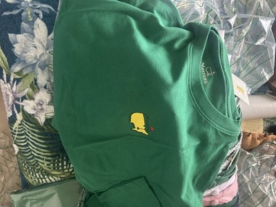 MASTERS 　ノーム　Tシャツ 緑色 Masters Gnome Caddie T-Shirt Green Augusta National New with Tags