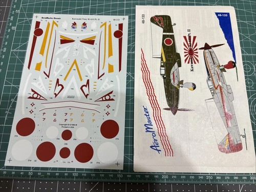 Lot De 3 Planches De Décalcomanies AeroMaster 1:48 (Réf. 235 & 239) - Avions US