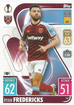 Ryan Fredericks 2021-22 Topps Match Attax UEFA - #105 - West Ham United