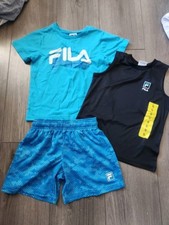 Fila 3 pieceset for boy 2T-4T-5 Years old blue NWT