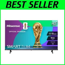 Slim Bezel 43" Alexa TV, 1080p Full HD, Built-in Wi-Fi