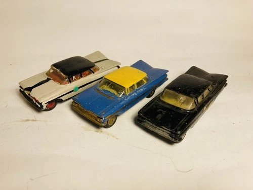 Corgi Toys : Chevrolet Impala Job Lot x 3 - To Restore Vintage (ref46)