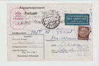 b2229 GERMANY-POW 1941 Undercove address Pow card to 'Mrs.Campbell' Estoril