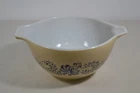 Vintage Pyrex  Tan/Blue Cinderella Mixing Bowl #441, 1  1/2 Pint