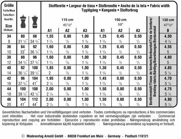 Neue Mode STIL 23254 Flared, Gored Skirt w Side Zipper Sz 8-20 UNCUT Pattern - Image 3 of 4