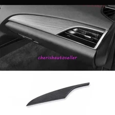 For Cadillac CT5 20-2025 Black Wood Grain Co-Pilot Passenger Dash Strip Trim