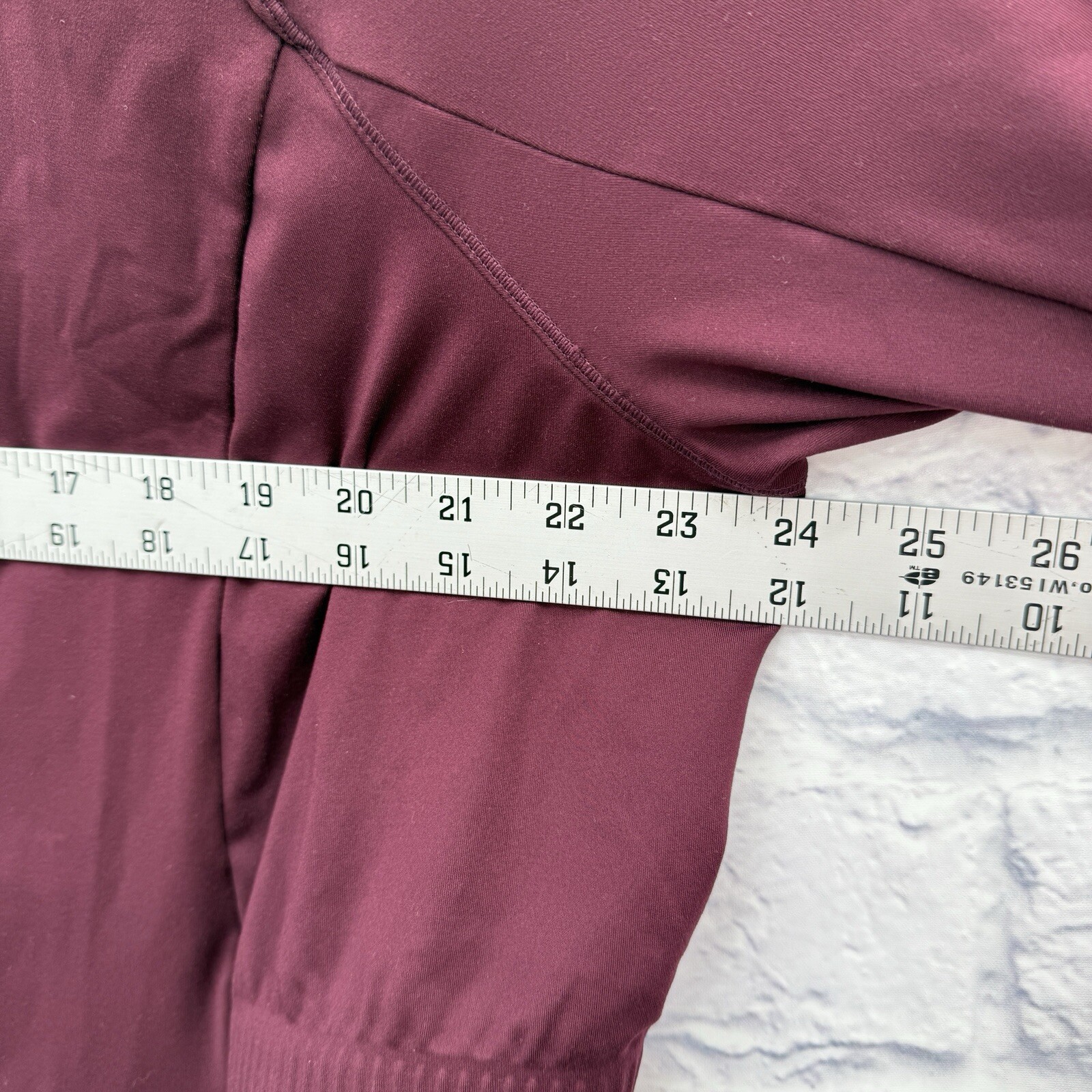 Fabletics Jacket Maroon Purple Trinity Performanc… - image 5